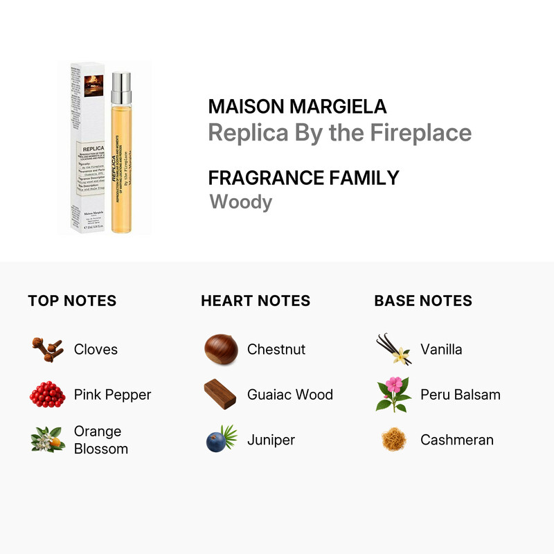 Maison Margiela Unisex Replica By the Fireplace EDT Spray 0.34 oz