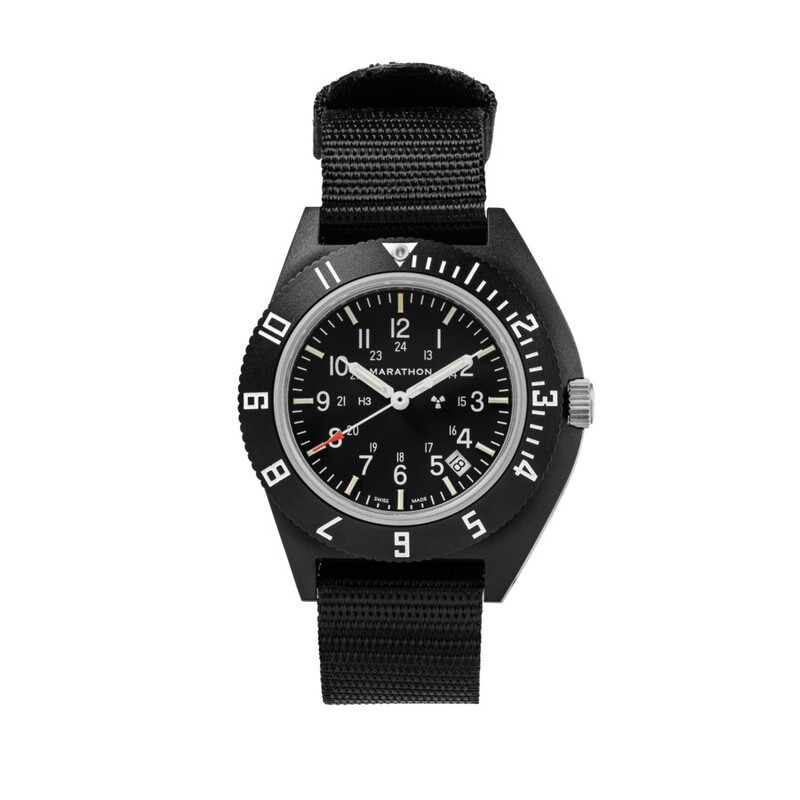 Marathon 41Mm Nav-D Quartz Black Dial Men's Watch WW194013BK-0101