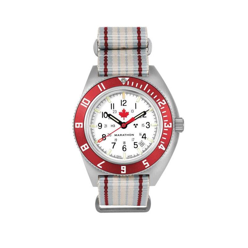 Marathon Ssnav-D Automatic White Dial Men's Watch WW194030SS-1601