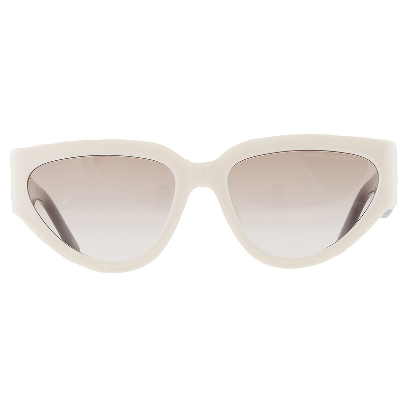 Marc Jacobs White Square Frame Sunglasses with Brown Gradient Lenses Marc Jacobs Brown Gradient Square Ladies Sunglasses MARC 646  main image 3