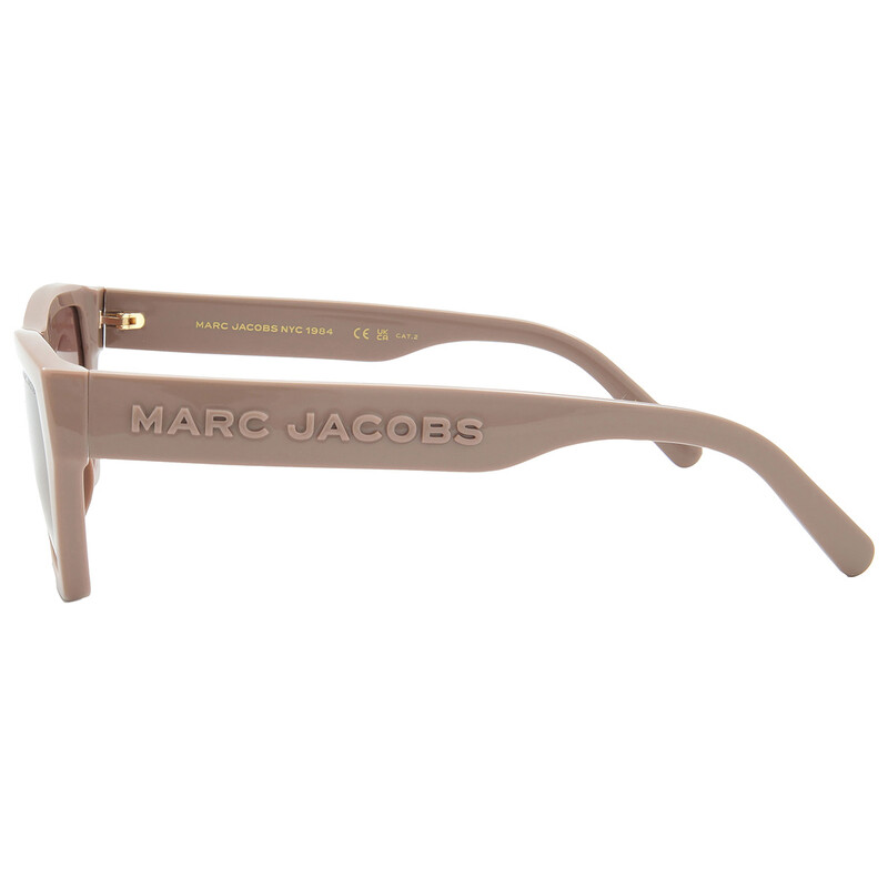 Marc Jacobs Logo Print Cat-Eye Sunglasses - Brown Gradient Lenses Marc Jacobs Brown Gradient Cat Eye Ladies Sunglasses MARC  main image 3