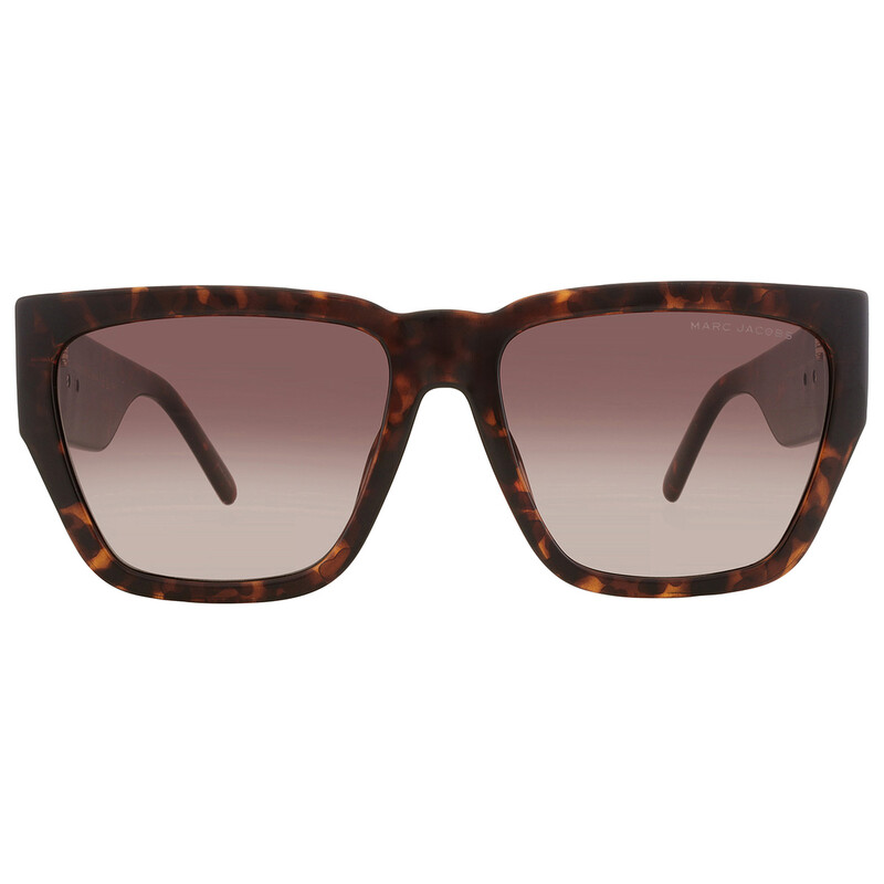 Marc Jacobs MARC 646/S Oversized Tortoise Sunglasses Brown Gradient Lenses Case Marc Jacobs Brown Gradient Square Ladies Sunglasses MARC 646  main image 3