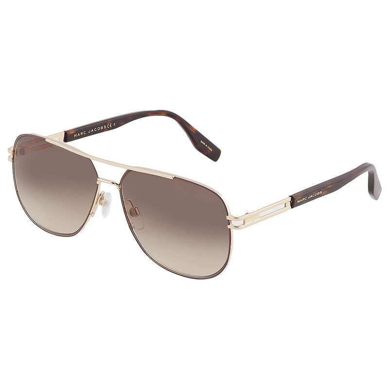 Marc Jacobs Brown Pilot Men's Sunglasses MARC 633/S 001Q/HA 60