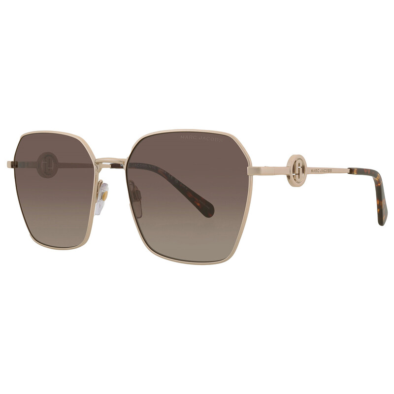 Marc Jacobs Brown Square Ladies Sunglasses MARC 729/S 006J/HA 58