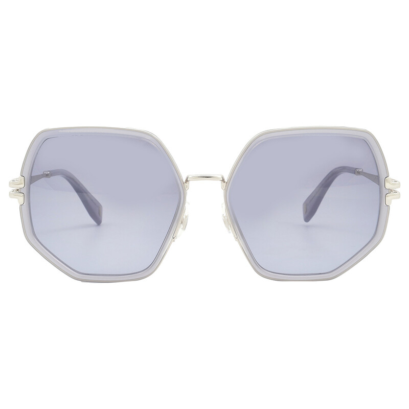 Marc Jacobs Grey Azure Gradient Geometric Ladies Sunglasses MJ