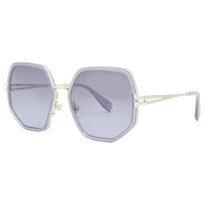 Marc Jacobs Grey Azure Gradient Geometric Ladies Sunglasses MJ