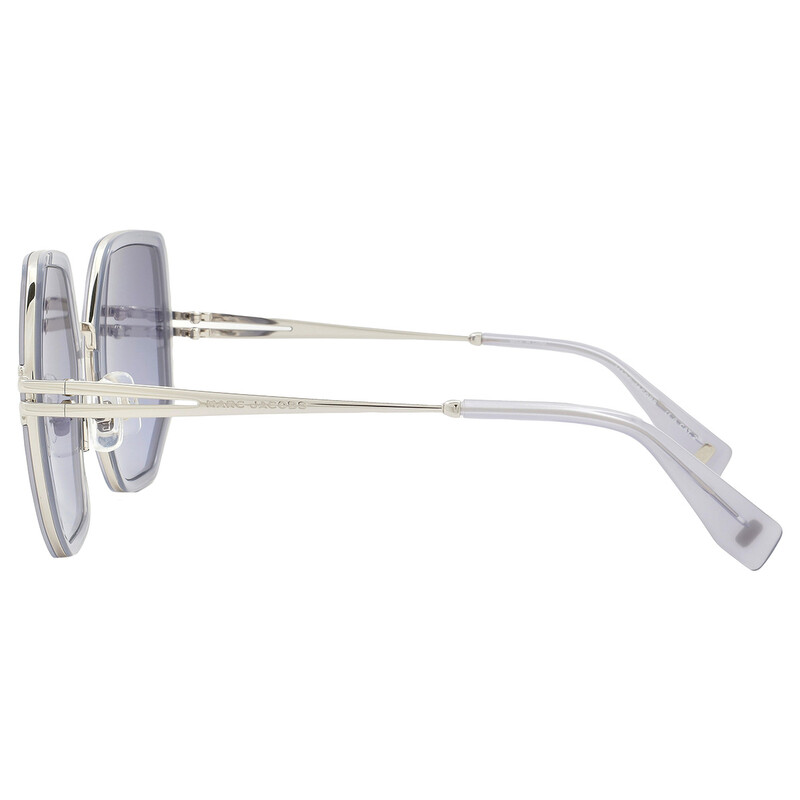 Marc Jacobs Grey Azure Gradient Geometric Ladies Sunglasses MJ