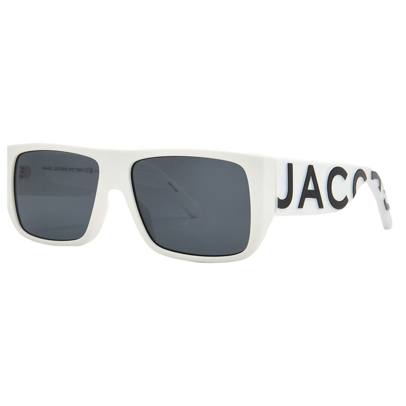 Marc Jacobs Grey Browline Unisex Sunglasses MARC LOGO 096/S 0CCP