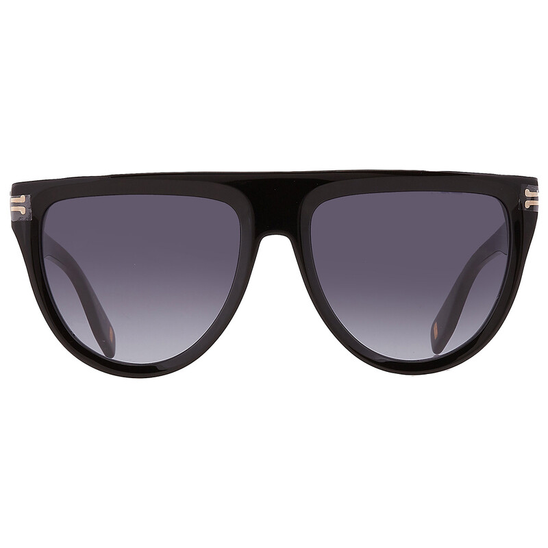 Marc Jacobs Gradient (black to gray lens) Women\'s Sunglasses Marc Jacobs Dark Grey Gradient Square Sunglasses for Women  main image 4