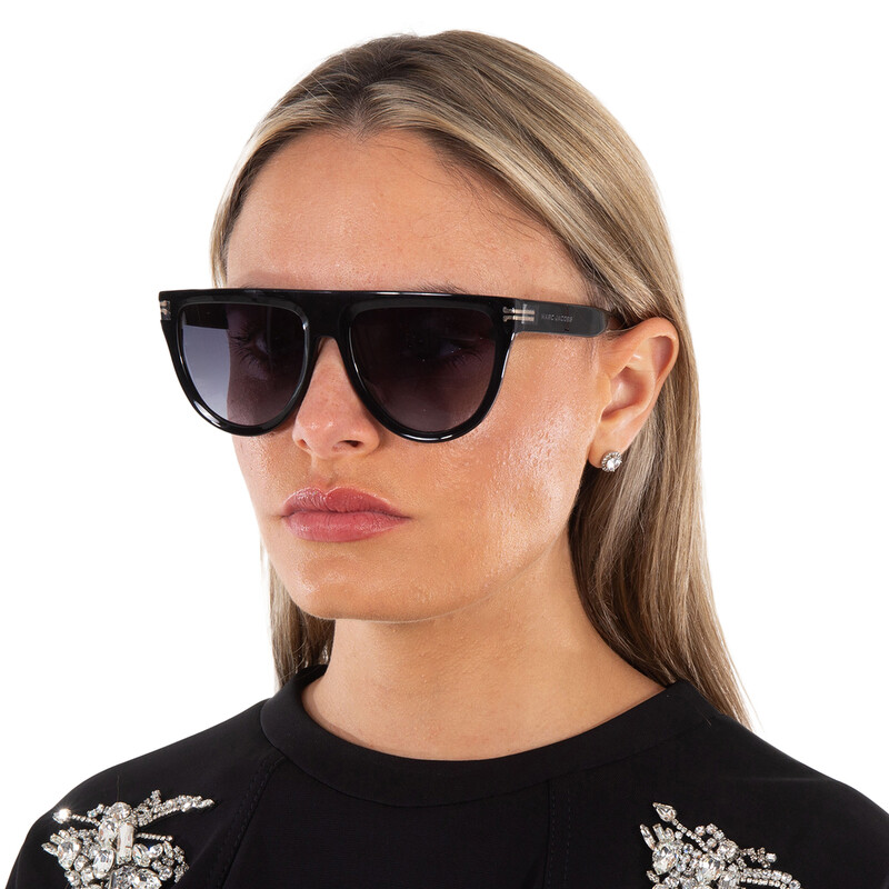 Marc Jacobs Grey Gradient Browline Ladies Sunglasses MJ 1069/S
