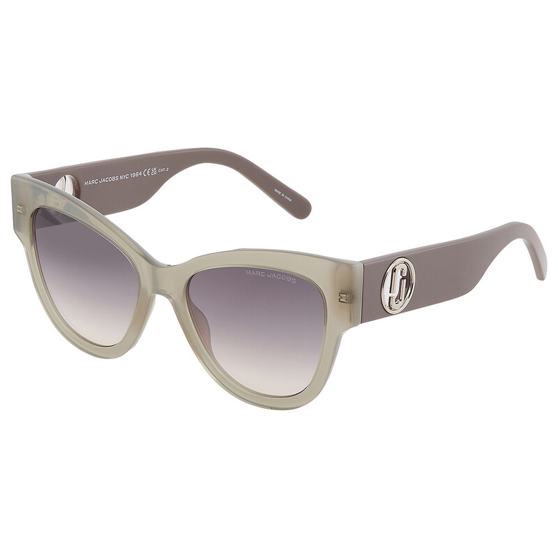 Marc Jacobs  Two-Tone sage grey Cat-Eye Sunglasses with Gradient Lenses Marc Jacobs Grey Gradient Cat Eye Ladies Sunglasses MARC 697  main image 3