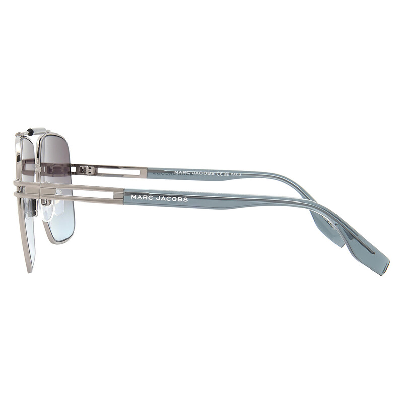 Marc Jacobs Clear Frame Sunglasses with Blue-Gray Gradient Lenses MARC JACOBS Sunglasses - crystal/transparent - Zalando main image 4