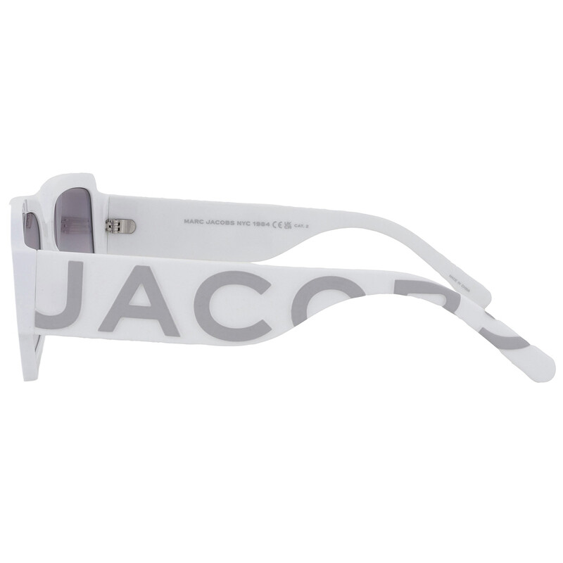 Marc Jacobs Grey Mirror Silver Square Ladies Sunglasses MARC 693/S