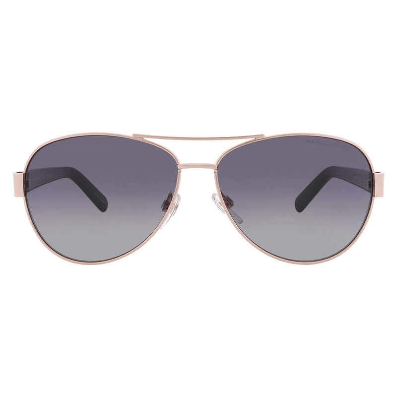 NWT Marc Jacobs MARC 699/S-0RHL 9O 60mm New Sunglasses Marc Jacobs Pilot Sunglasses Marc 699/S RHL9O Gold/Black  main image 3