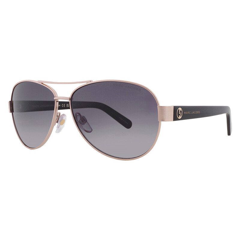 Marc Jacobs MARC 699/S 0RHL 9O Aviator Sunglasses - Gold Black\\Grey Gradient Marc Jacobs Grey Shaded Pilot Ladies Sunglasses MARC 699/S  main image 4