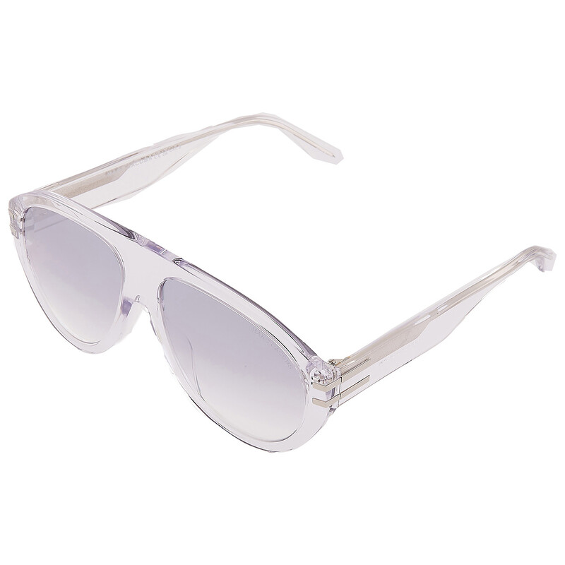 Marc Jacobs Grey Silver Pilot Sunglasses NIB Marc Jacobs Grey Gradient Pilot Men main image 2