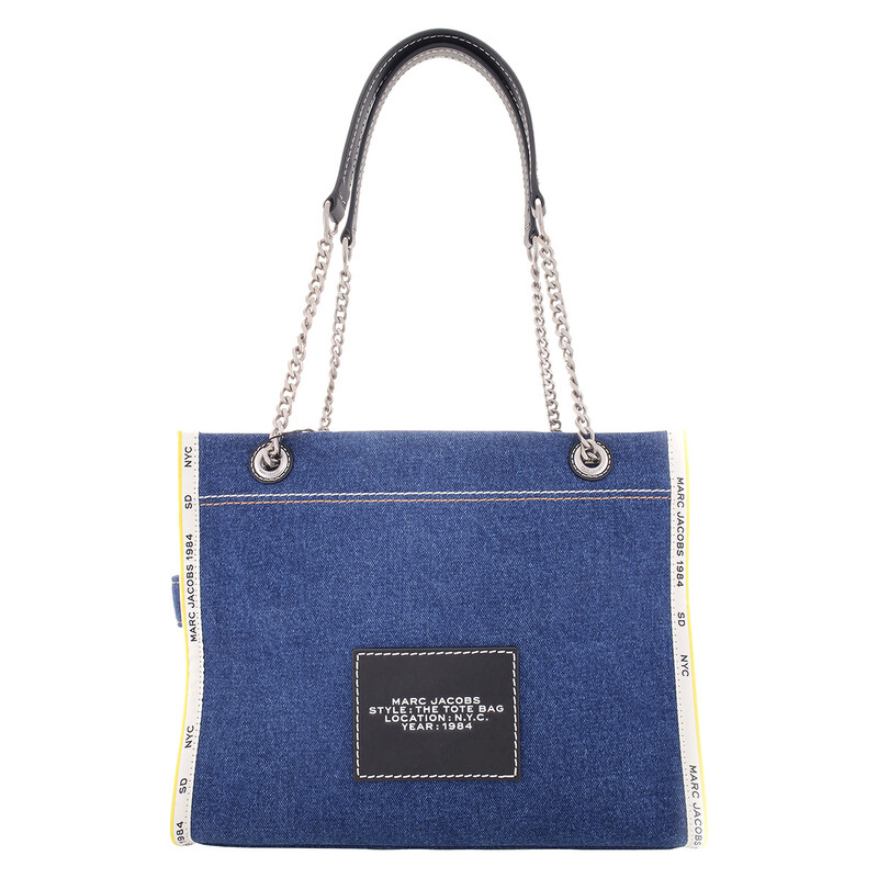 Marc Jacobs Medium Denim Chain Tote Bag 2F4HTT018H05-473
