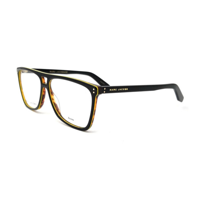 Marc Jacobs Men's Black Square Eyeglass Frames MARC 395 0807 56 ...
