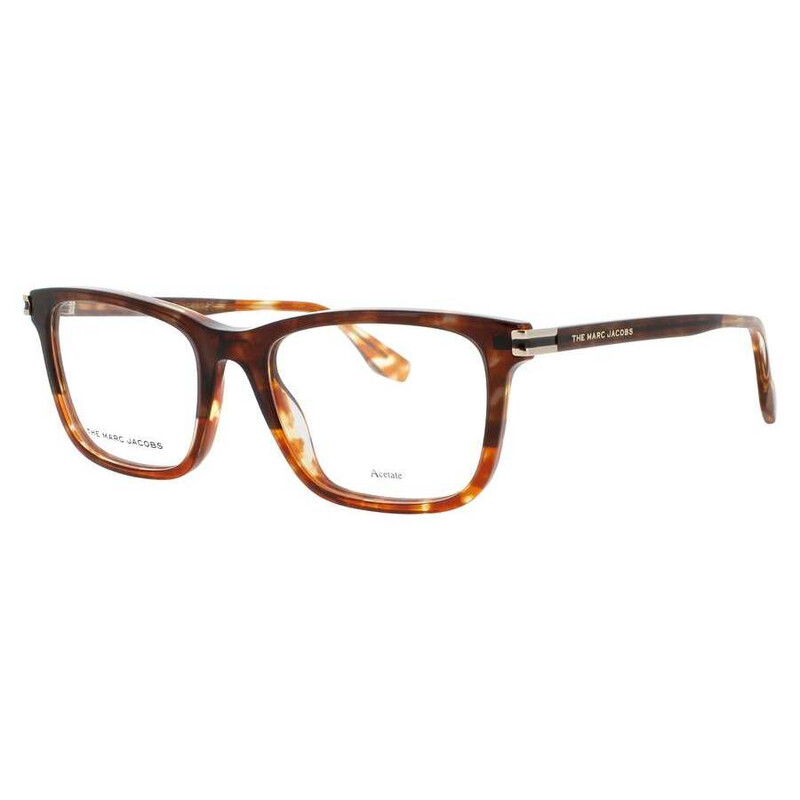 Marc Jacobs Men's Tortoise Rectangular Eyeglass Frames Marc-518 518-0Uc ...
