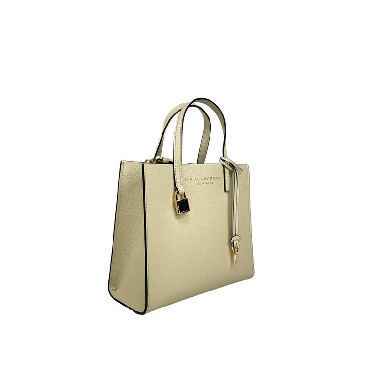 Marc Jacobs Pebbled Leather Tote Bag — White MA84895205NY
