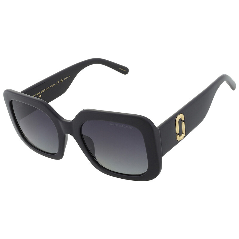 Marc Jacobs Polarized Grey Shaded Square Ladies Sunglasses MARC