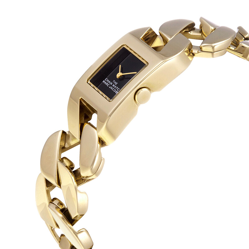 Marc Jacobs The Chain Quartz Black Dial Ladies Watch MJ0120179309