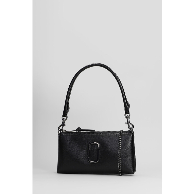 Marc Jacobs The Pochette Shoulder Bag In Black Leather