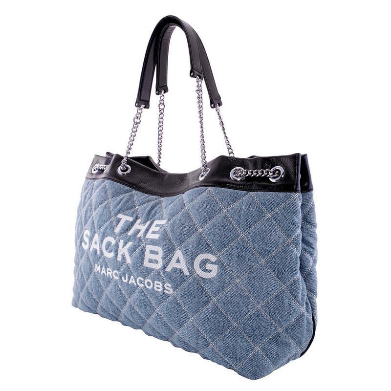 Marc Jacobs The Quilted Denim Chain Sack Bag 2P5HSH033H03-416