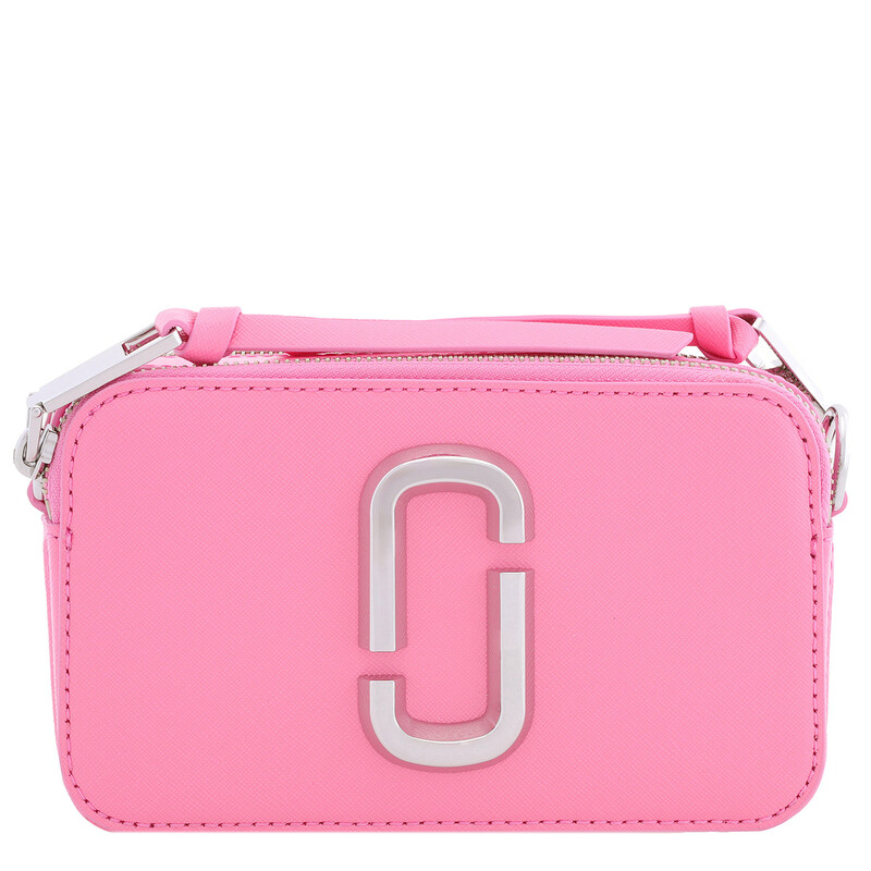 Marc Jacobs The Snapshot Leather Crossbody Bag - Petal Pink