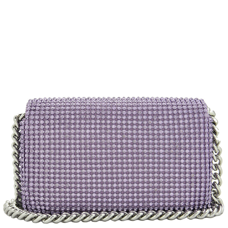 Marc Jacobs Wisteria The J Marc Mini Shoulder Bag In Rhinestone