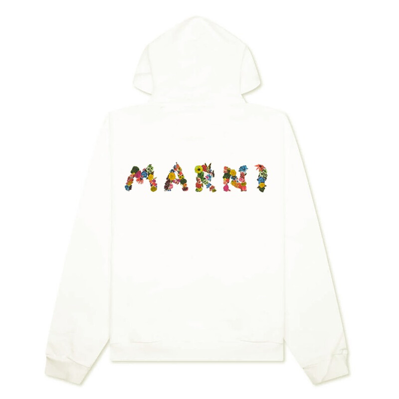 Marni Collage Bouquet Embroidered Hoodie, Brand Size 46 ( US Size Marni Collage Bouquet Embroidered Hoodie, Brand Size 46 ( US Size