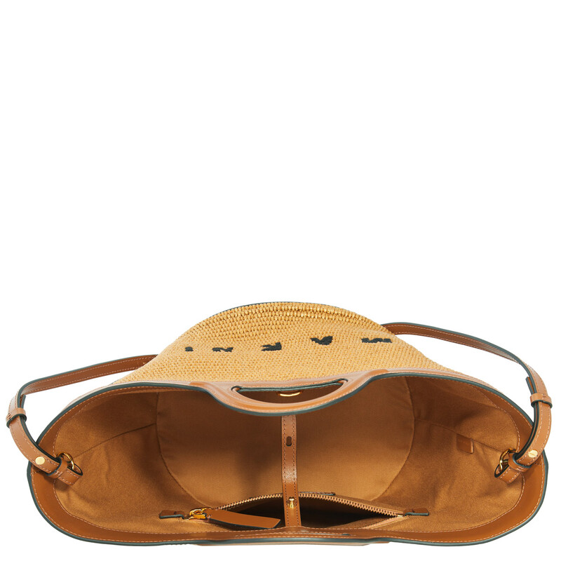 Marni Ladies Raw Sienna Tropicalia Logo Small Bag BMMP0068Q0