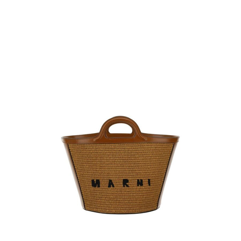 Marni Tropicalia Bucket Bag — Brown MABMMP0068Q0P386000M50BB