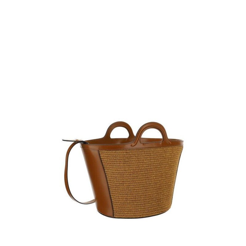 Marni Tropicalia Bucket Bag — Brown MABMMP0068Q0P386000M50BB