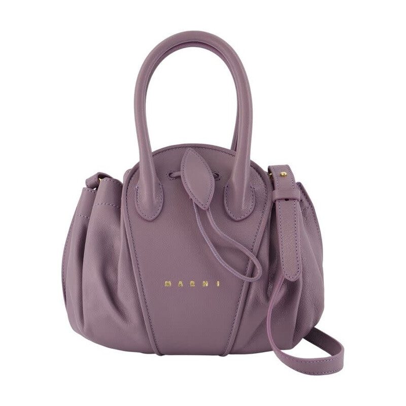 Marni Tulipea Shoulder Bag — Purple SBMP0223A0-P8710-00C43