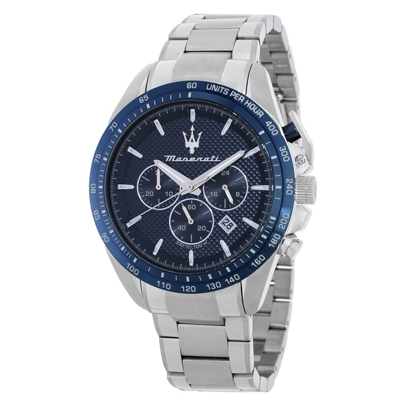 Maserati Traguardo Chronograph Quartz Blue Dial Men's Watch