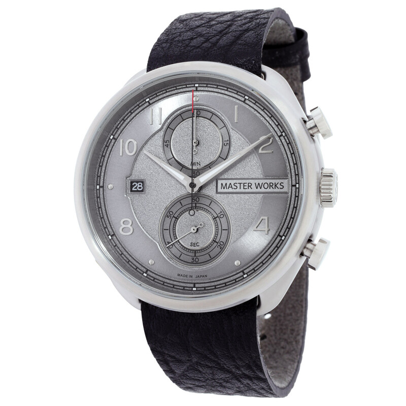 Master Works Chronograph Quartz Silver Dial Men's Watch