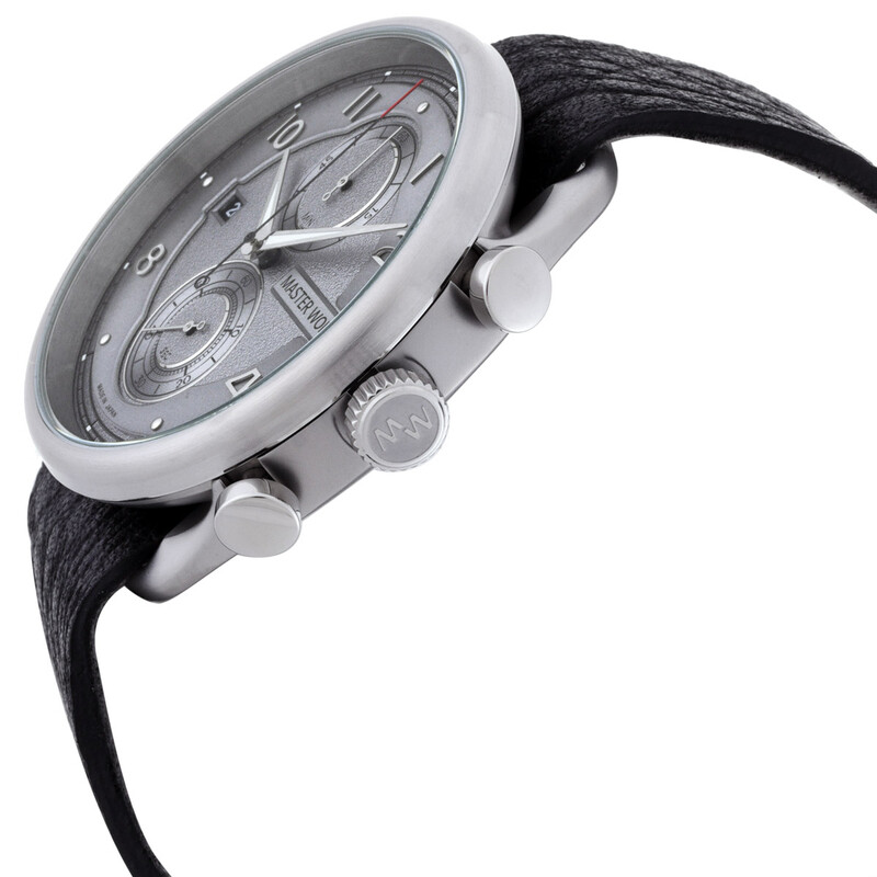Master Works Chronograph Quartz Silver Dial Men's Watch