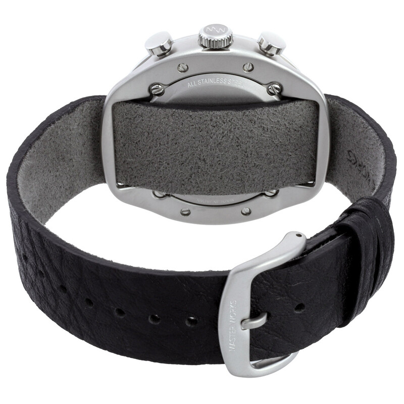 Master Works Chronograph Quartz Silver Dial Men's Watch