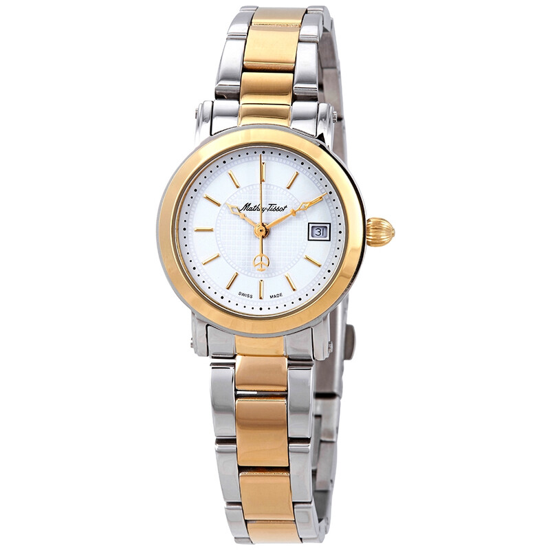 Mathey-Tissot City White Dial Ladies Watch D31186MBI  display picture 3