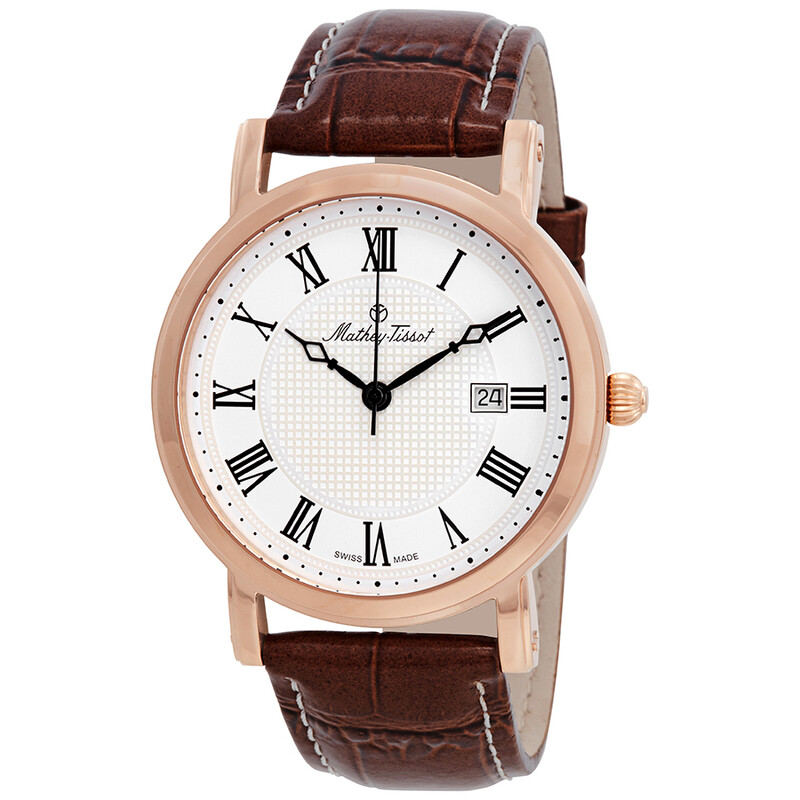 NWT Mathey-Tissot City Quartz White Dial Men\'s Watch Mathey-Tissot City Metal White Dial Men main image 3