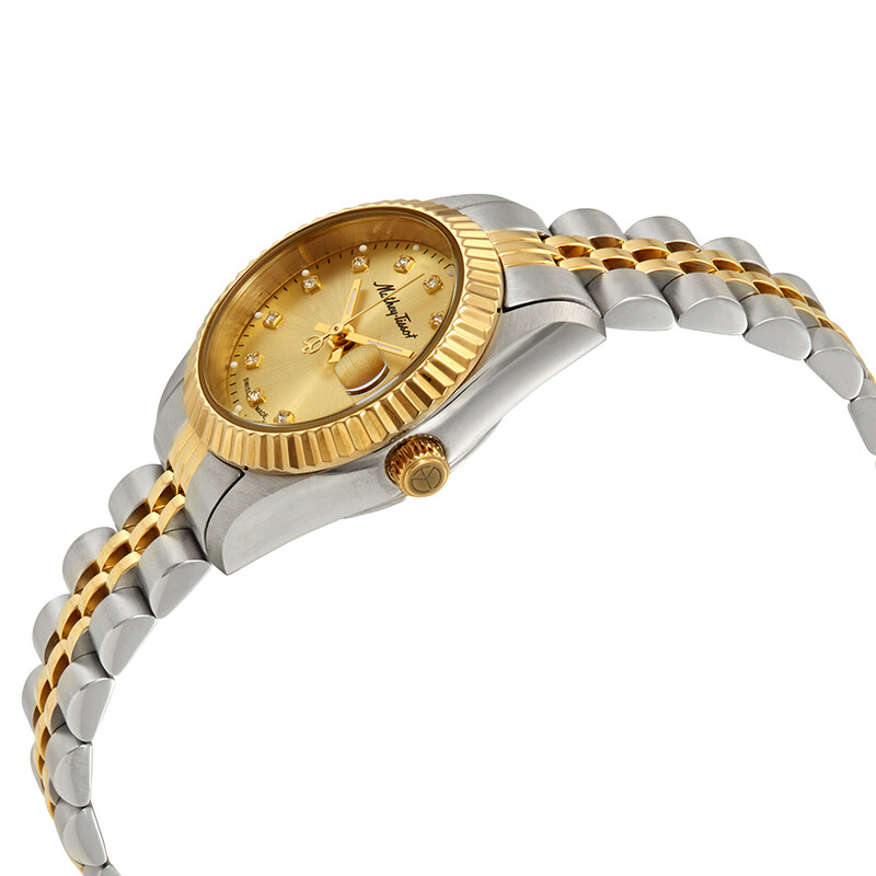 NEW Tissot Mathey Quartz Crystal Gold Dial Ladies Watch With Full Box Mathey-Tissot Mathey II Quartz Crystal Mother of Pearl Dial  main image 2
