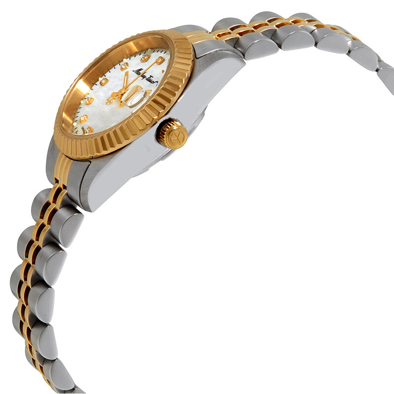 Mathey-Tissot Mathey II Quartz Crystal Mother of Pearl Dial Ladies