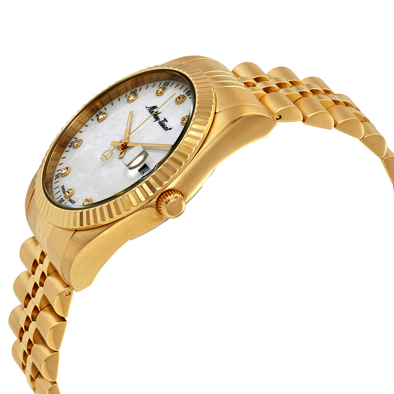 NWT Mathey-Tissot Mathey II Quartz Crystal Mother of Pearl Dial Men\'s Watch Mathey-Tissot Mathey II Quartz Crystal Mother of Pearl Dial  main image 2