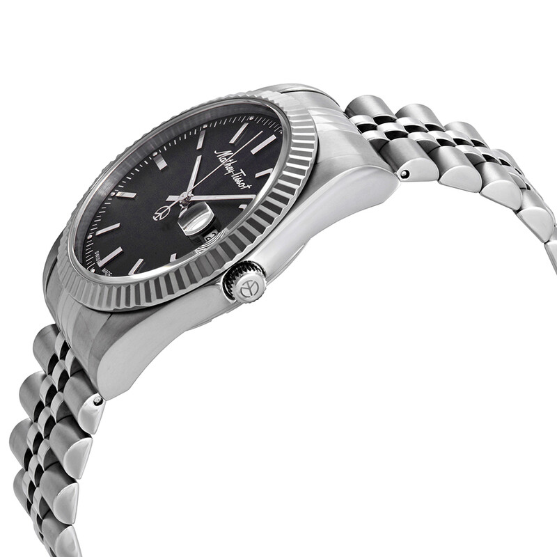 Mathey-Tissot Mathey III Quartz Black Dial Men display picture 3