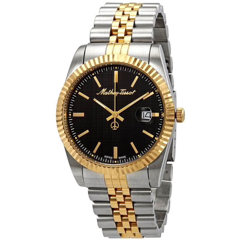 Mathey-Tissot Mathey III Quartz Black Dial Men display picture 2