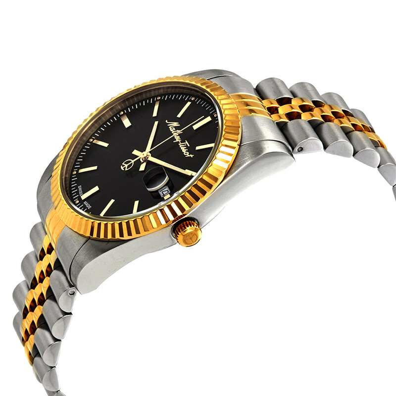 NWT Mathey-Tissot Mathey III Quartz Black Dial Men\'s Watch Mathey-Tissot Mathey III Quartz Black Dial Men main image 4