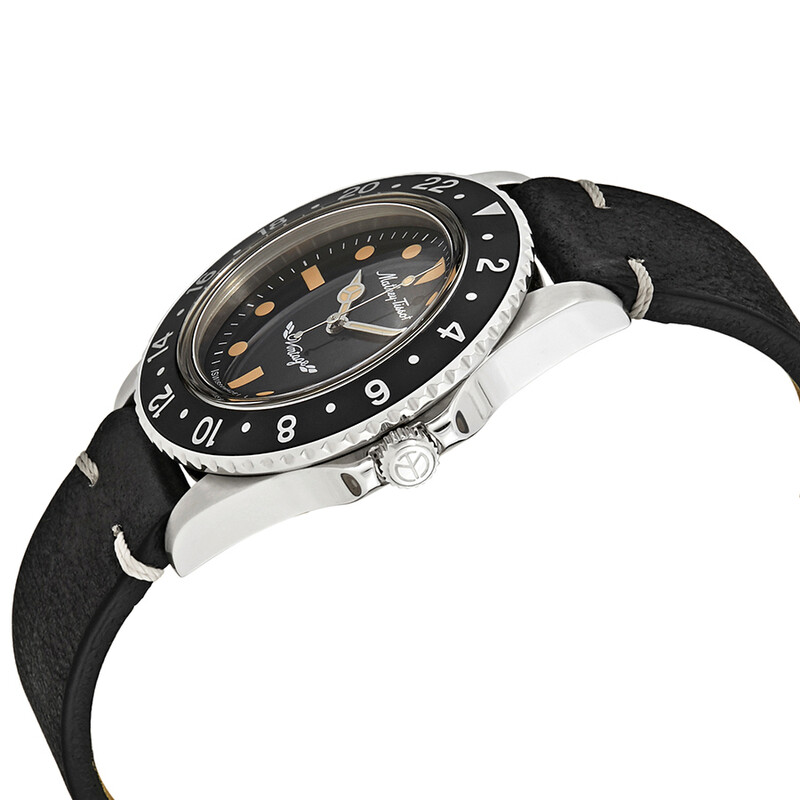 Mathey-Tissot Mathey Vintage Quartz Black Dial Men display picture 3