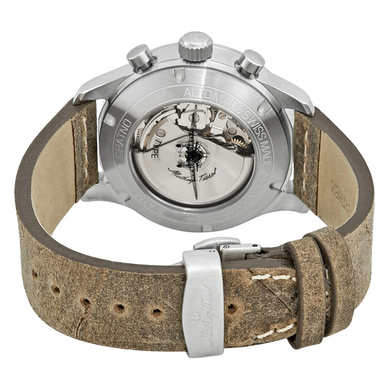 つつです Mathey-Tissot Type 21 Chrono Automatic Chronograph Black Dial