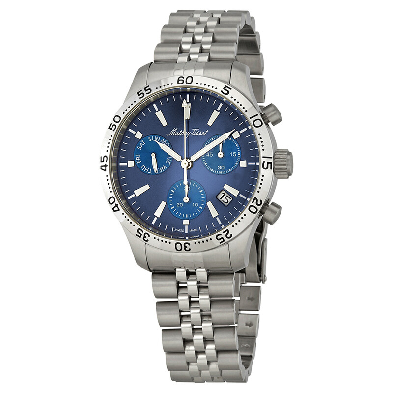Mathey-Tissot Type 22 Chronograph Blue Dial Men's Watch H1822CHABU